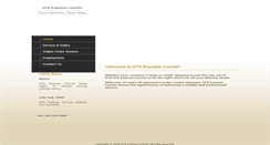 Desktop Screenshot of gtaexpresscourier.com